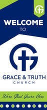 Load image into Gallery viewer, Retractable Banners for Grace and Truth
