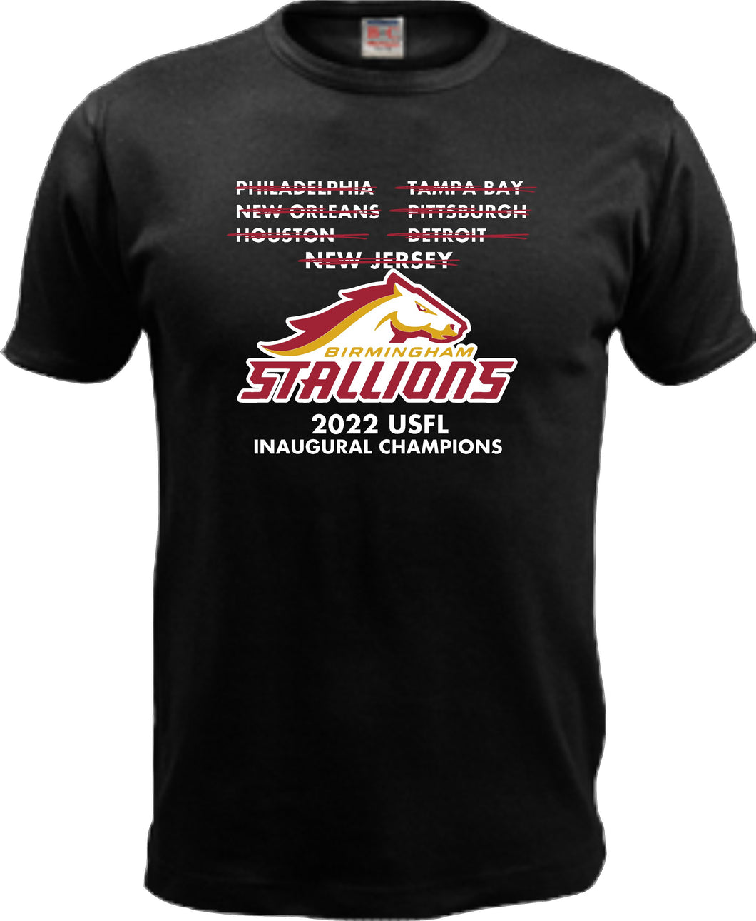 Birmingham Stallions Championship Shirt